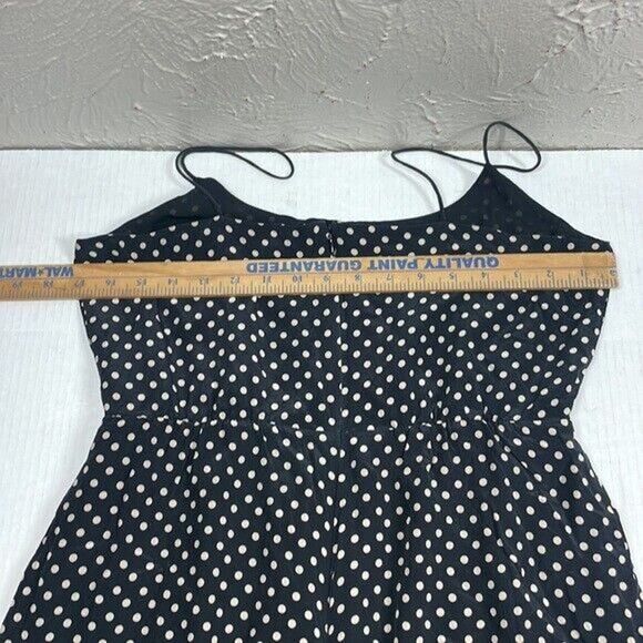J Crew Blouson Dress Polka Dot Spaghetti Strap Sheath Party Cocktail Sz S Approx - Picture 4 of 6
